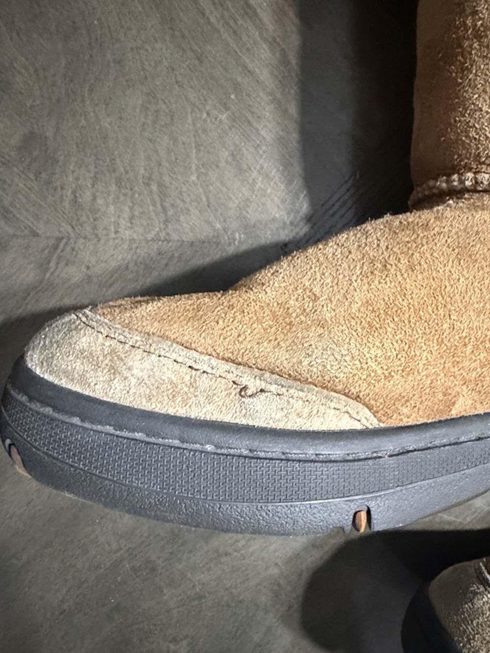 UGG Ultra tall Shearling Embroidered Chestnut boots size 9 - Picture 10 of 15